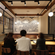 The interior of Wise Sons Bagel Coffee near Tokyo station.